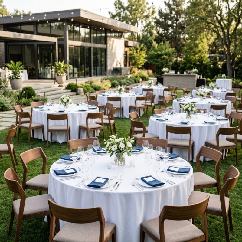 השכרת כסאות ושולחנות - השכרת כסאות ושולחנות - תכננו את האירוע בקלות ובנוחות