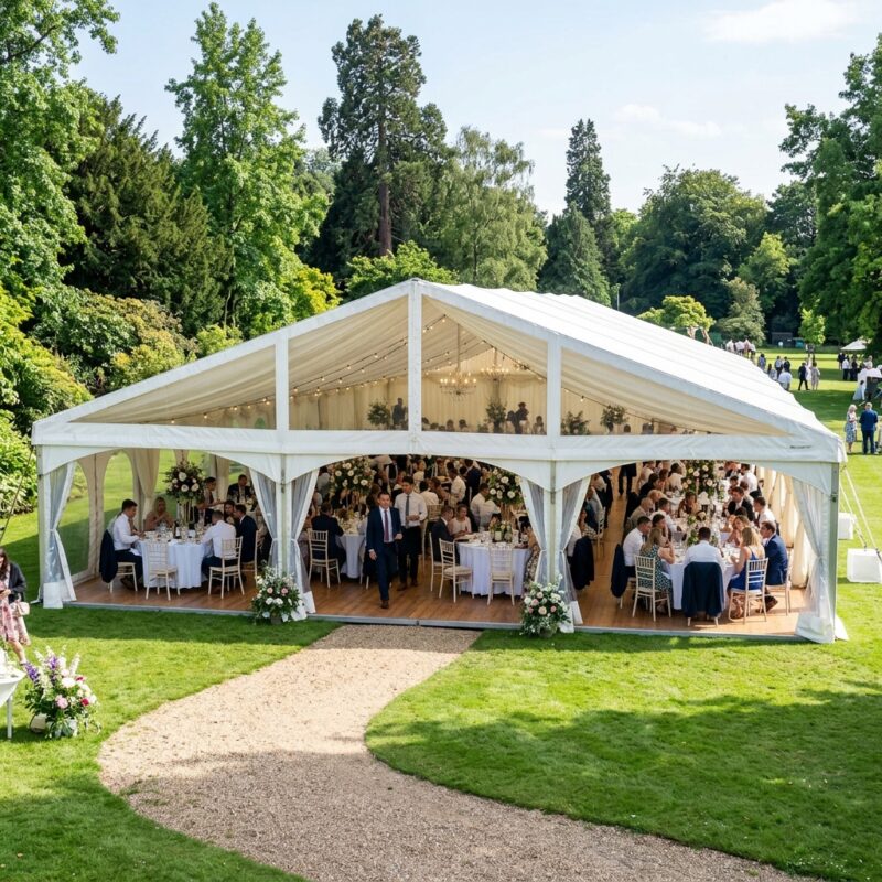 אוהלים לאירועים - המחשה לאוהלים לאירועים - פתרונות הצללה וקירוי ל...